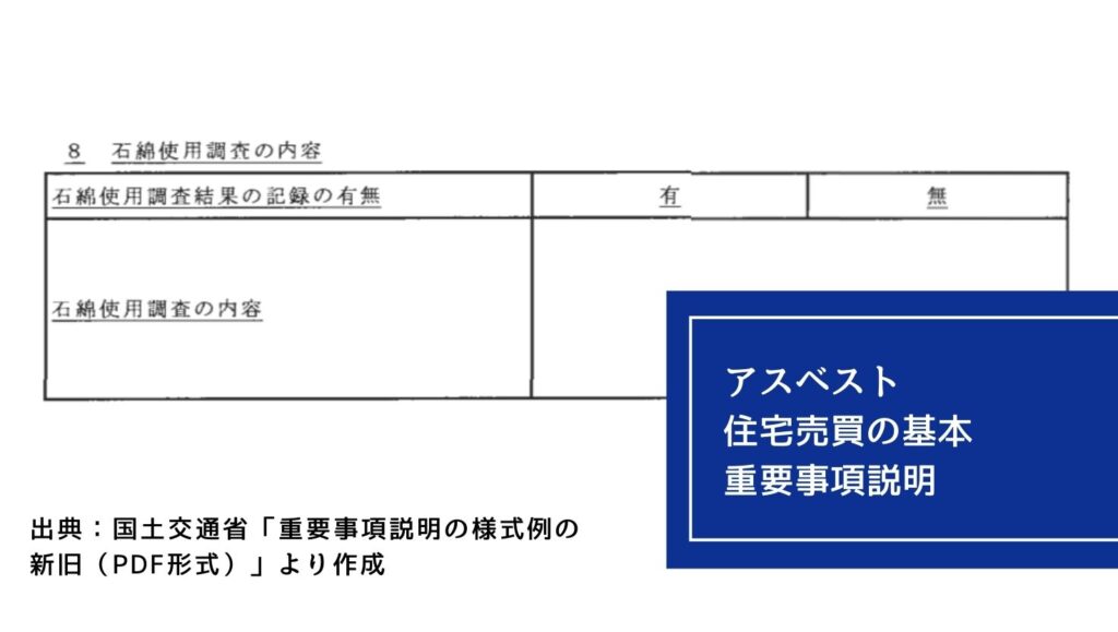 アスベスト住宅売買の基本｜重要事項説明の画像